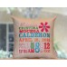 Daisy - Birth Announcement Pillow